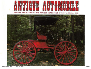 ANTIQUE AUTOMOBILE 1984 MAY - '09 AUTO BUG, '57 BONNEVILLE,HUDSON SUPER SIX